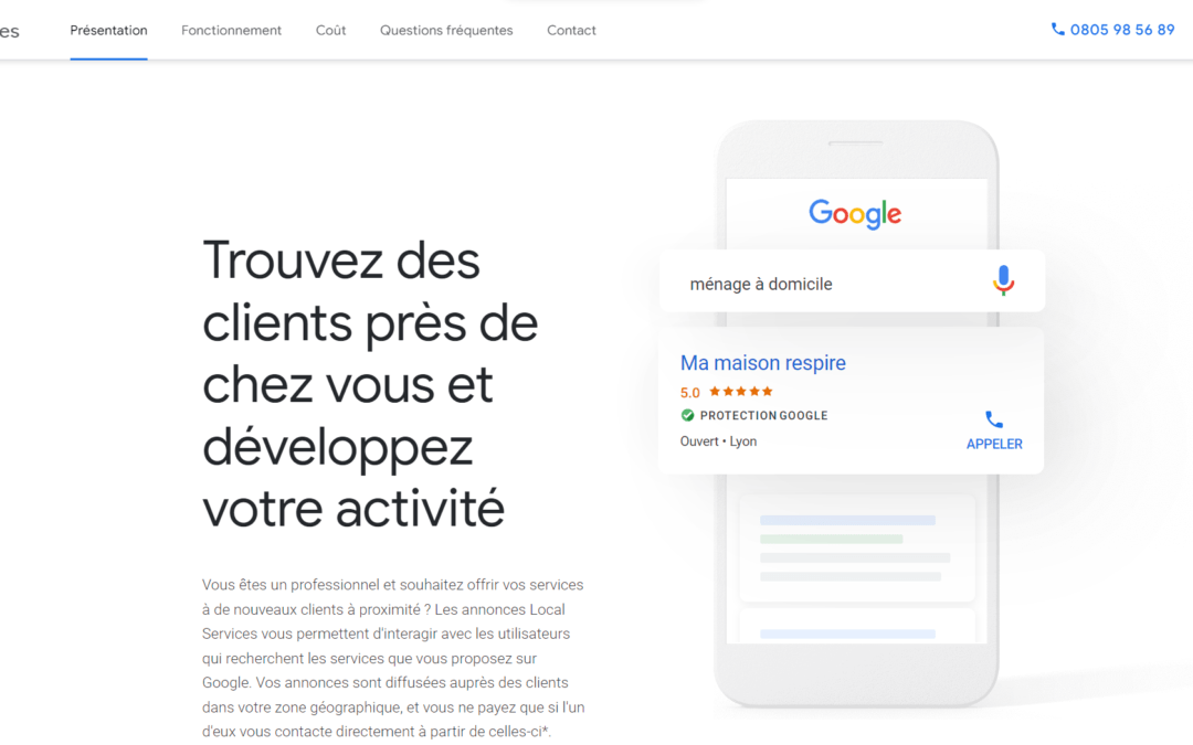 Tout savoir sur Google Local Services