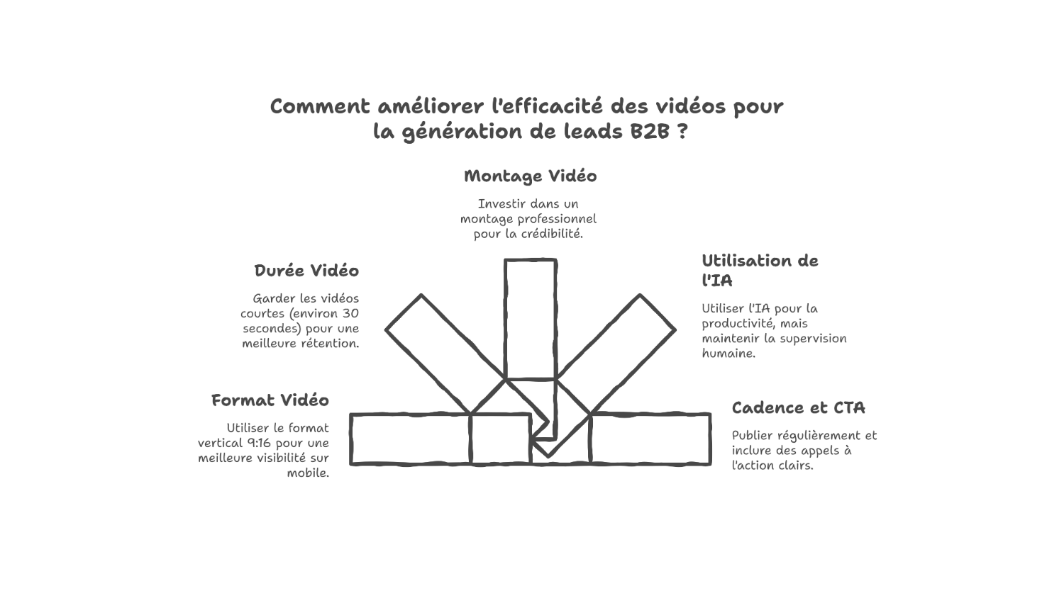 Méthode des 4 shorts mensuels pour générer des leads b2b