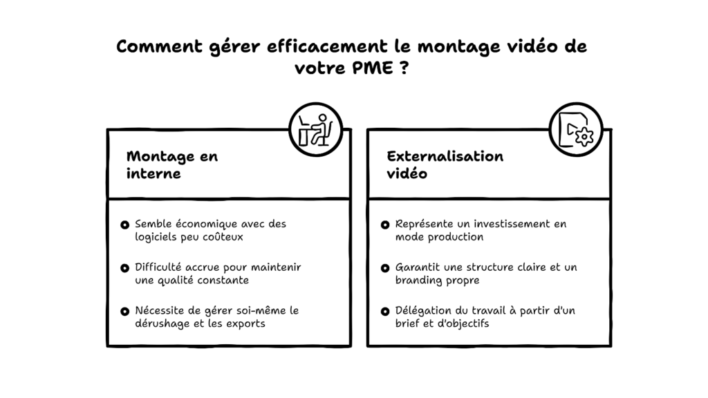 Externaliser le montage vidéo pour pme